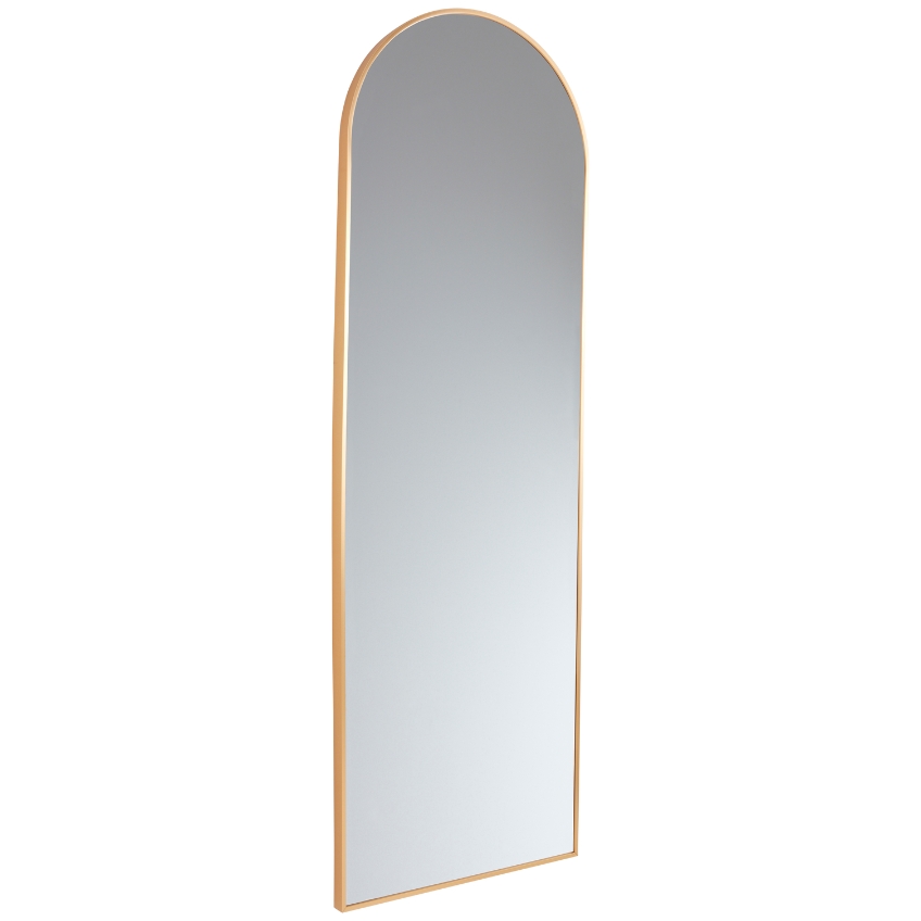 Jotex Zlaté kovové závěsné zrcadlo BOWER 150 x 50 cm Jotex