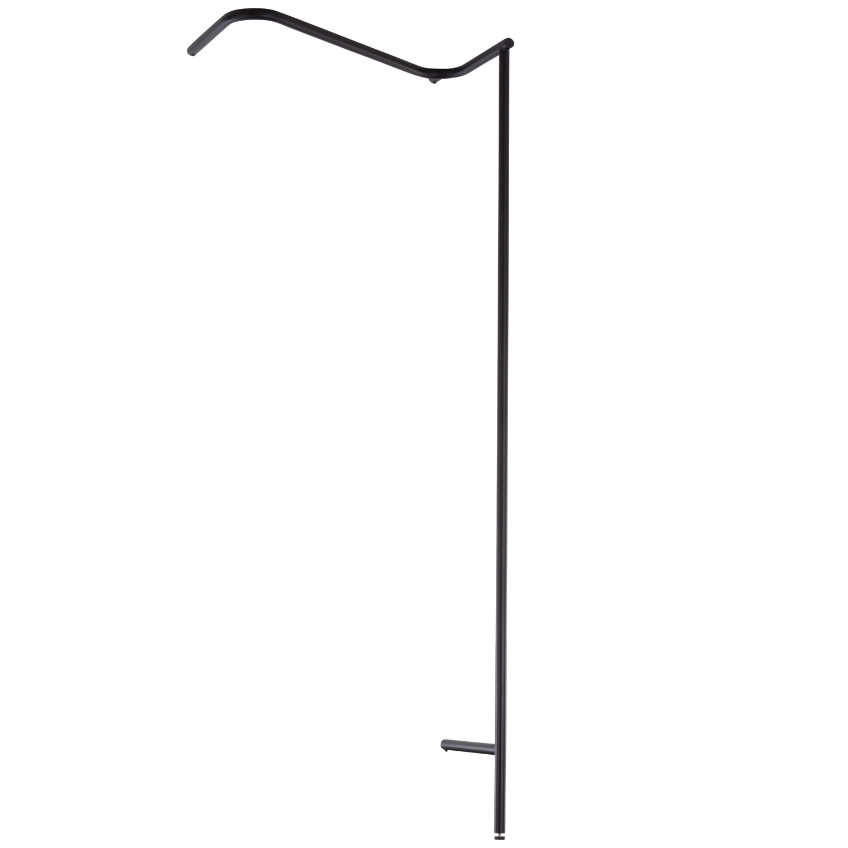 Jotex Černý kovový stojací věšák LINE 170 cm Jotex