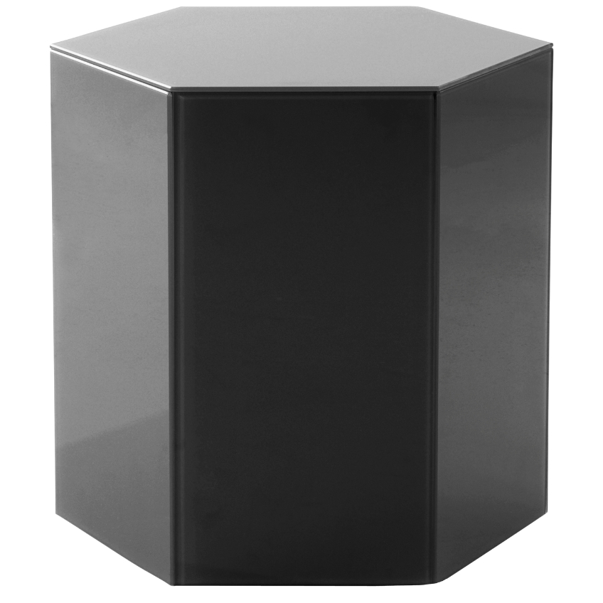 Jotex Černý odkládací stolek STARLITE 40 x 40 cm Jotex