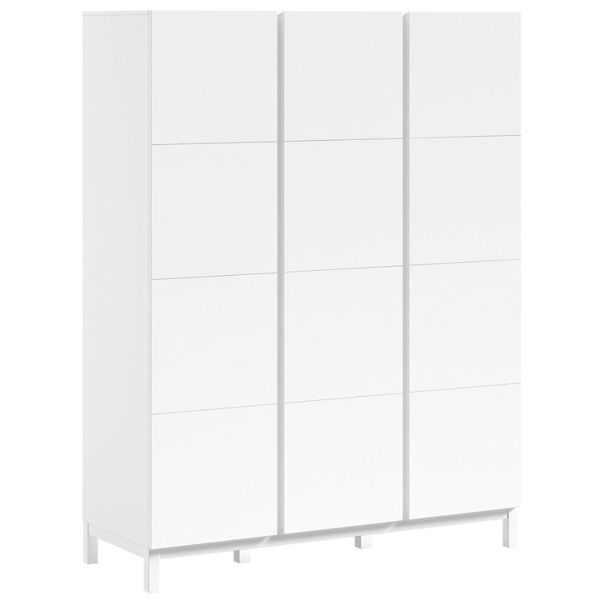 Bílá dřevěná skříň Vipack Eva 196 x 149 cm Vipack