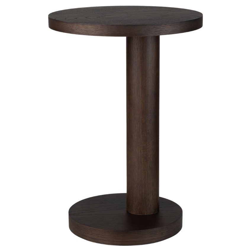 Hnědý dubový odkládací stolek Quax Oak 36 cm Quax