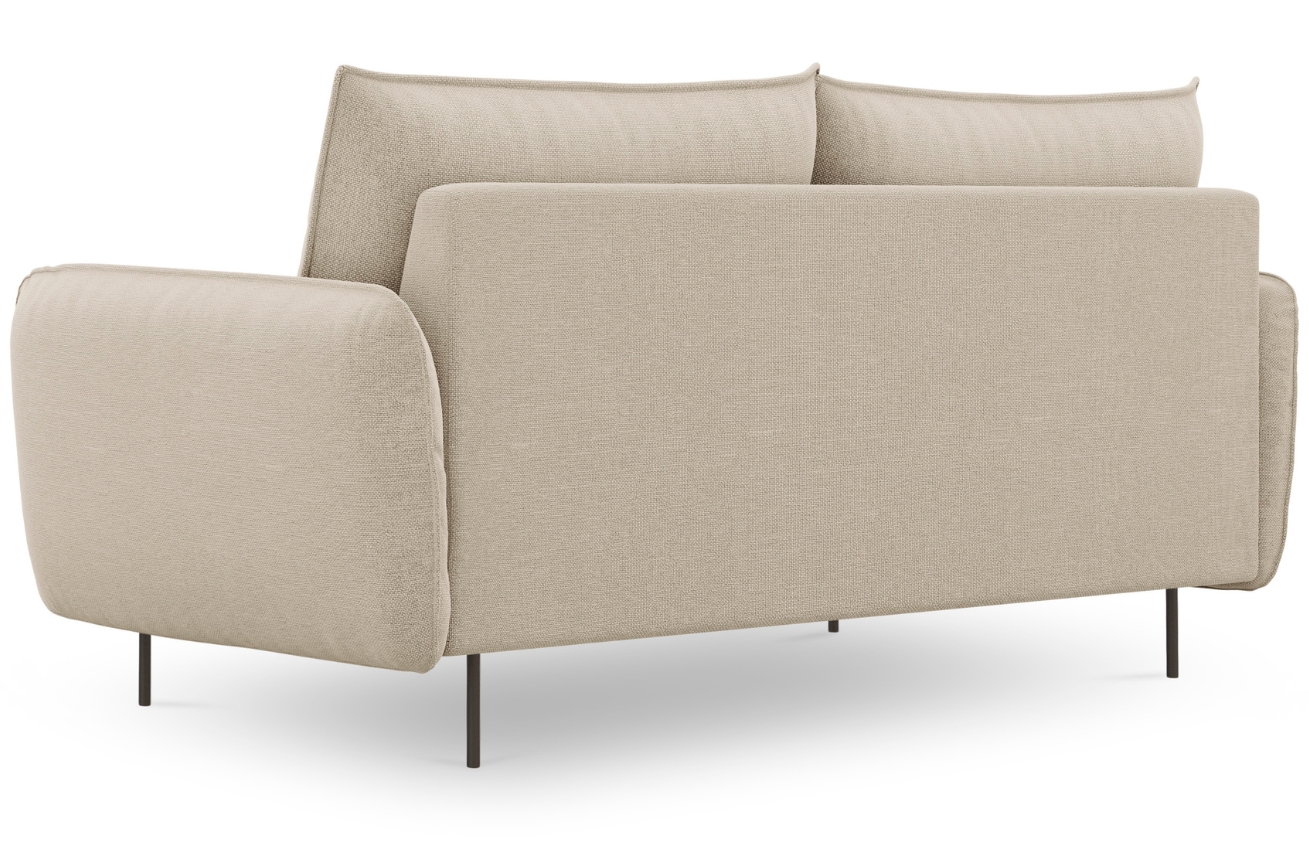 Cosmopolitan Design Béžová čalouněná dvoumístná pohovka Vienna 160 cm Cosmopolitan Design