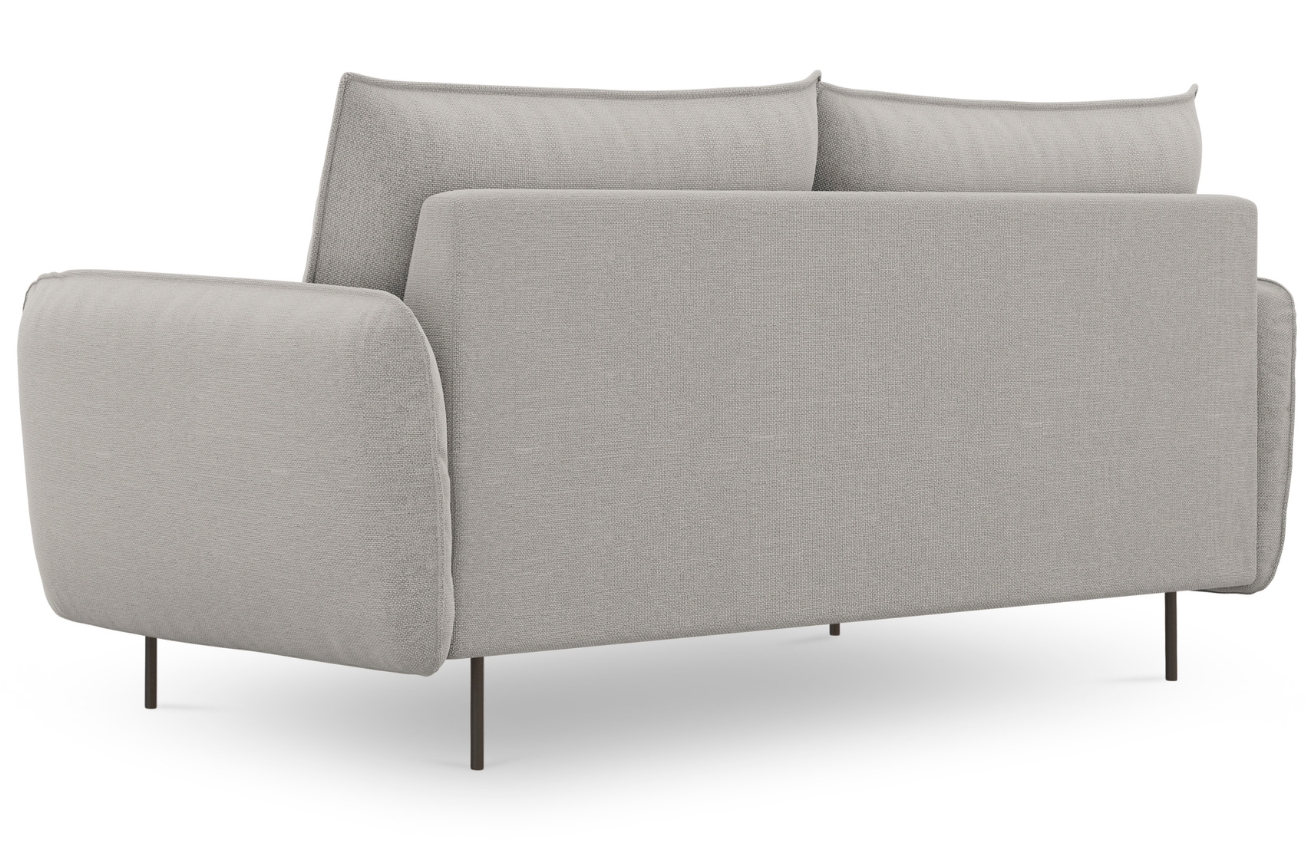 Cosmopolitan Design Světle šedá čalouněná dvoumístná pohovka Vienna 160 cm Cosmopolitan Design
