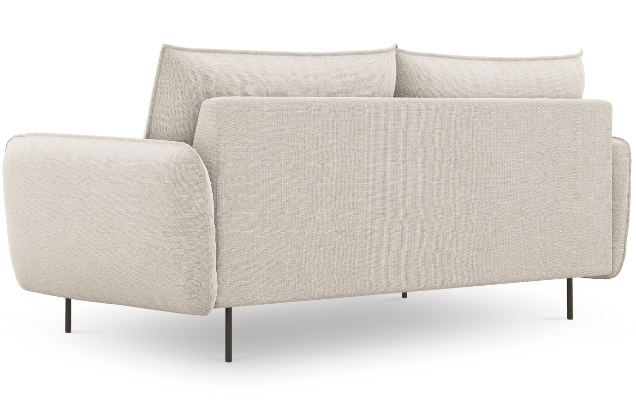 Cosmopolitan Design Světle béžová čalouněná trojmístná pohovka Vienna 200 cm Cosmopolitan Design