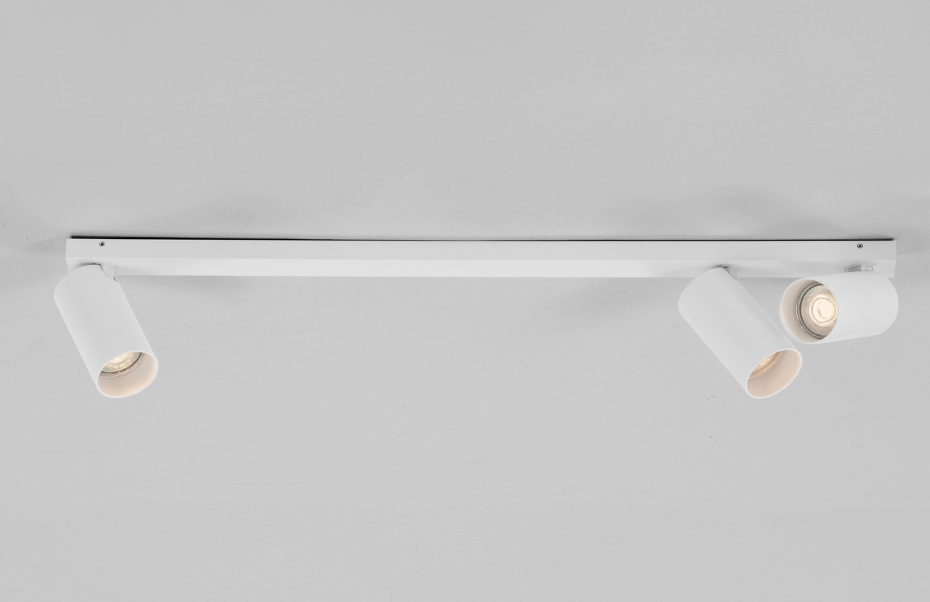 Nova Luce Bílé kovové bodové světlo Oso 70 cm Nova Luce