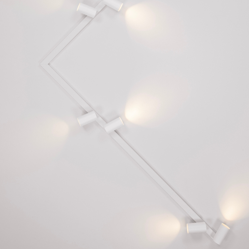 Nova Luce Bílé kovové bodové světlo Oso 150 cm Nova Luce