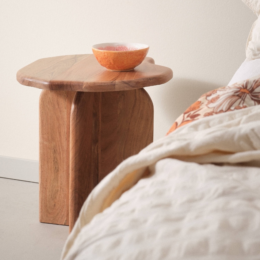 Jotex Dřevěný odkládací stolek VOWL 45 x 45 cm Jotex