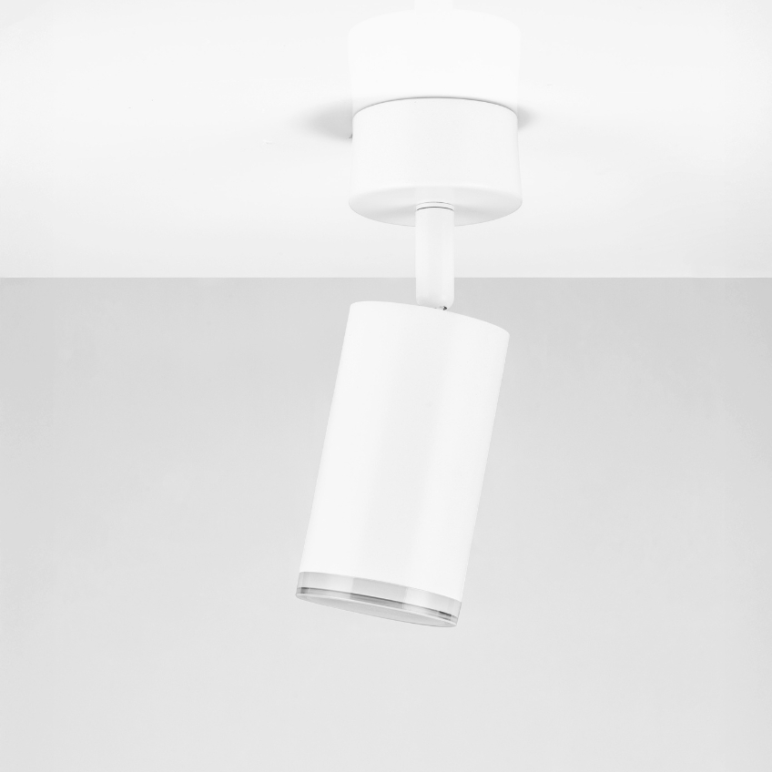 Nova Luce Bílé kovové bodové světlo Mao 5