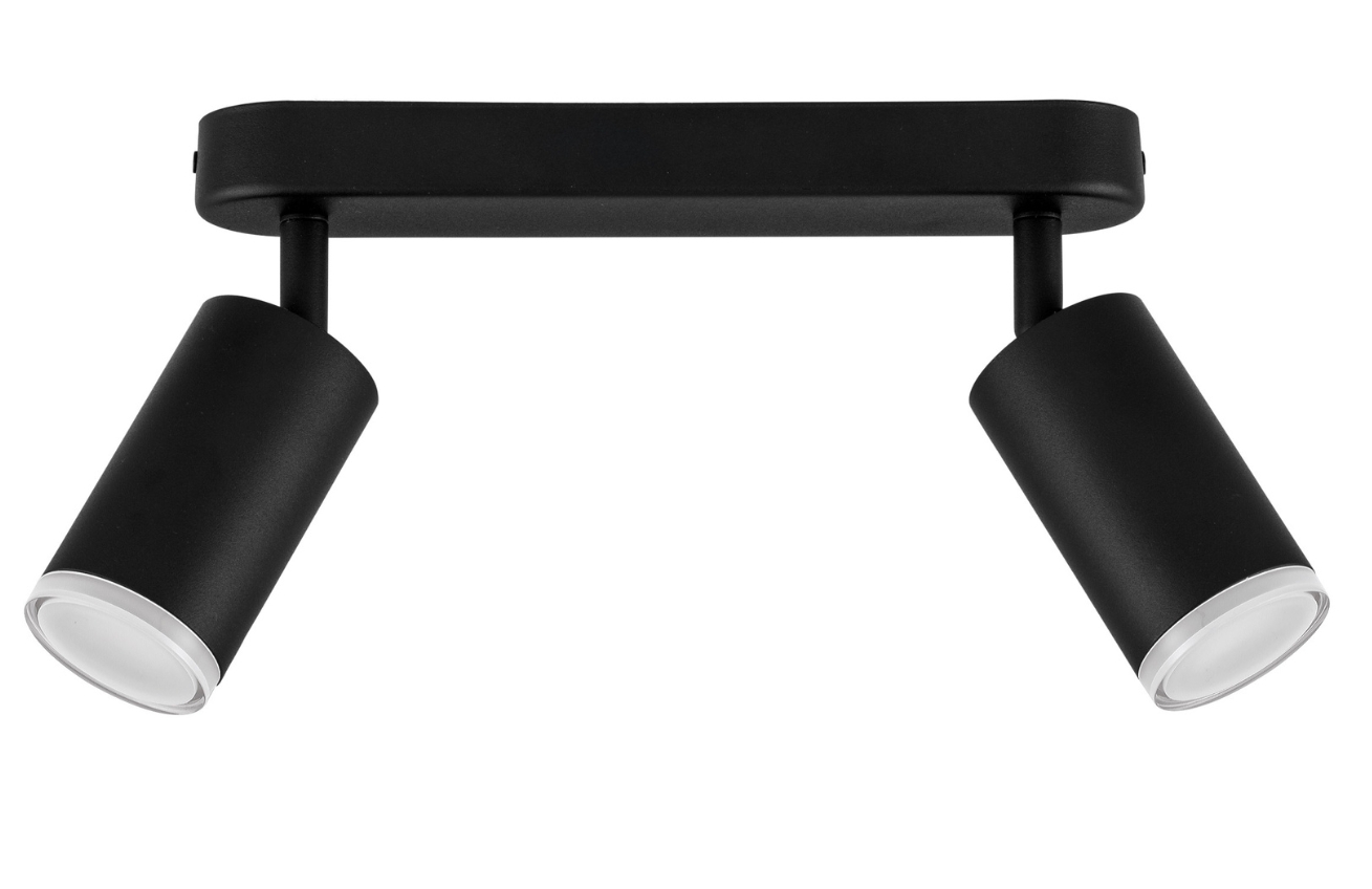 Nova Luce Černé kovové bodové světlo Mao 26 cm Nova Luce