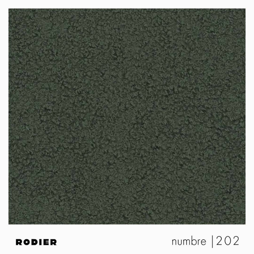Rodier Lahvově zelená bouclé dvoumístná pohovka Monce 212 cm Rodier