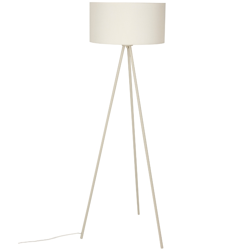 White Label Béžová stojací lampa WLL SUSIE 146 cm White Label