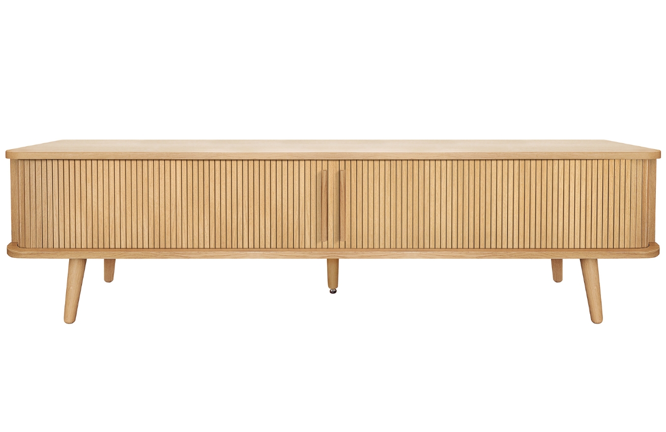 Dubový TV stolek Woodman Rove Tambour 178 x 40 cm Woodman