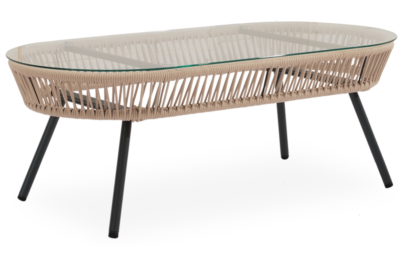 Somcasa Béžový zahradní set pohovky