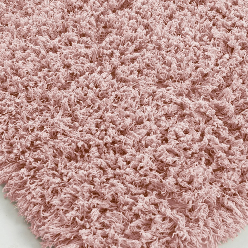 Jotex Růžová bavlněná koupelnová předložka JANE 80 x 120 cm Jotex