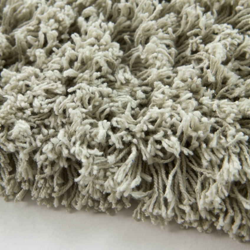 Jotex Zeleno-šedá bavlněná koupelnová předložka JANE 80 x 120 cm Jotex