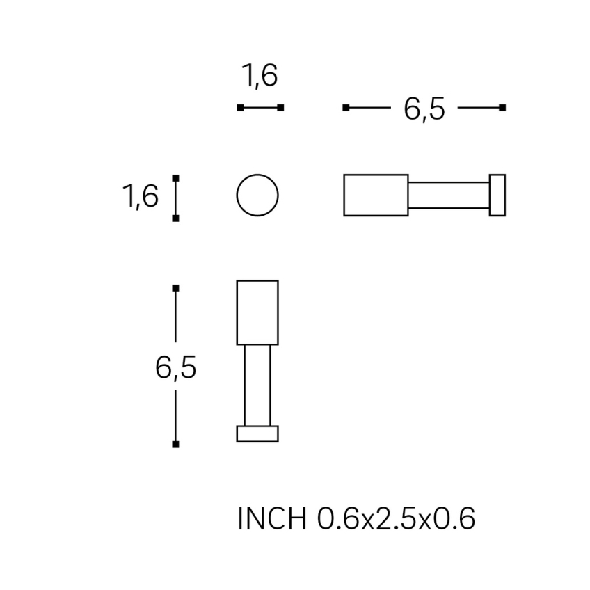 Cosmic Stříbrný kovový háček Logic Cosmic