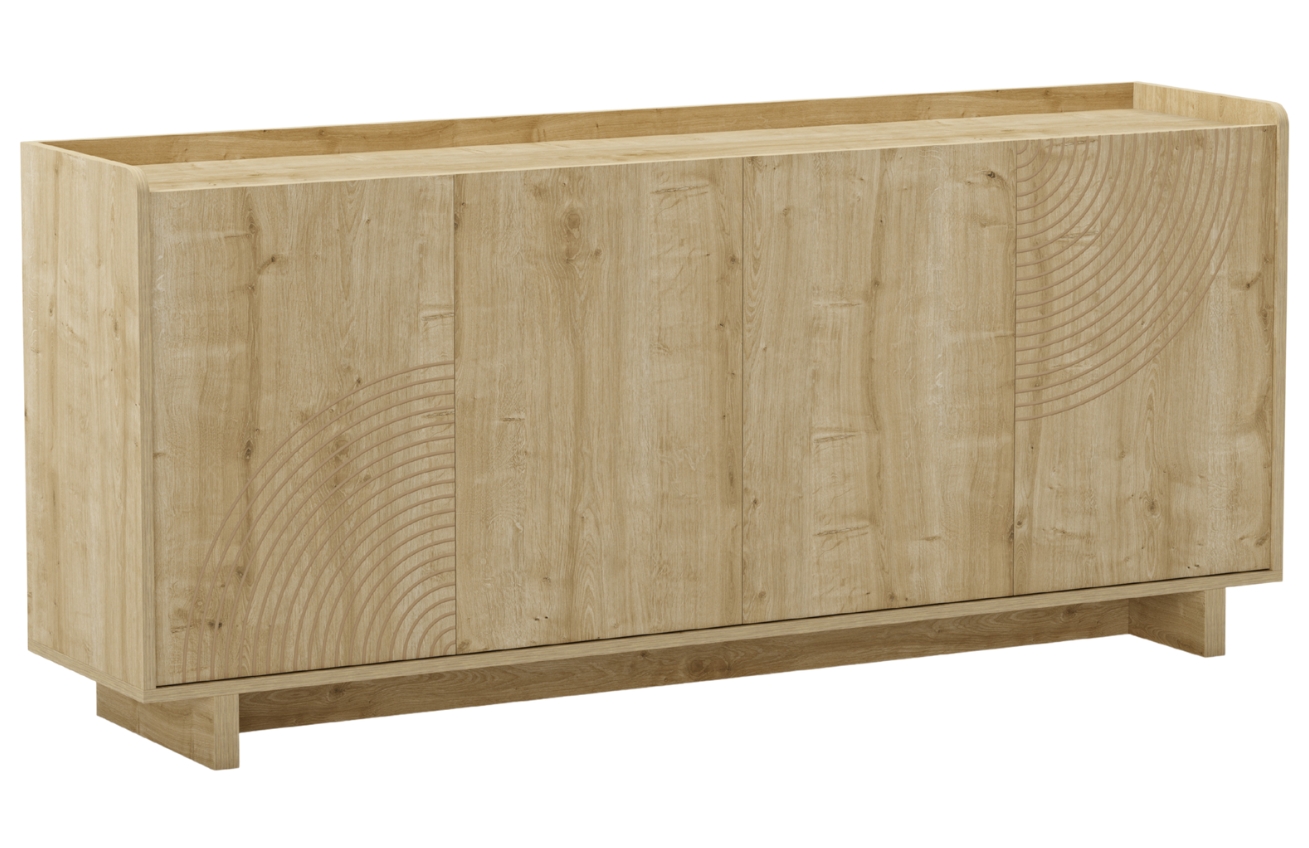 Marckeric Komoda Daira 180 x 40 cm s dubovým dekorem Marckeric
