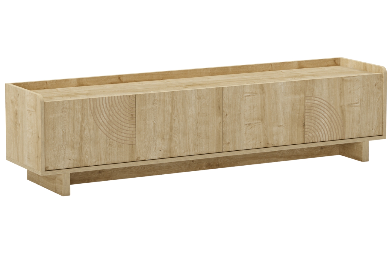 Marckeric TV stolek Daira 180 x 40 cm s dubovým dekorem Marckeric