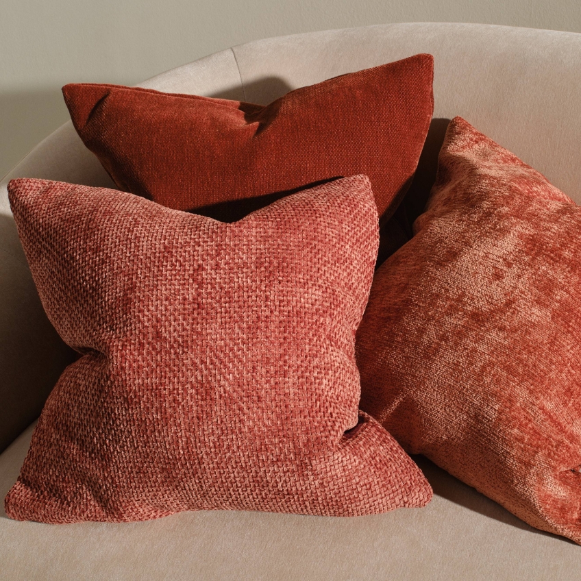 Jotex Sada tří červených povlaků na polštář CHLOE 50 x 50 cm Jotex