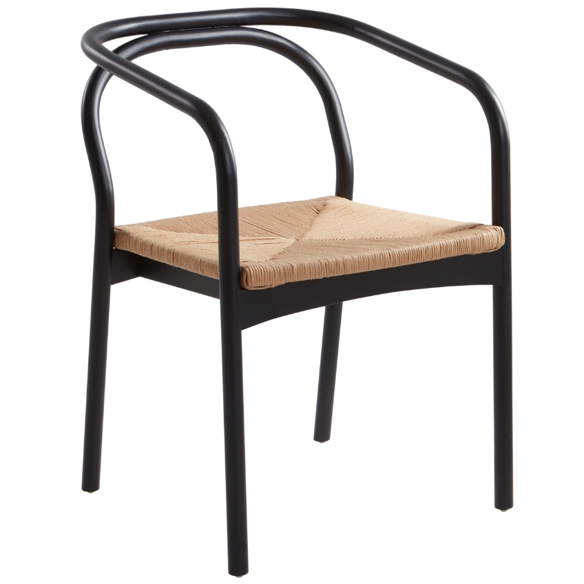 Jotex Černá dřevěná jídelní židle LIDINGÖ Jotex