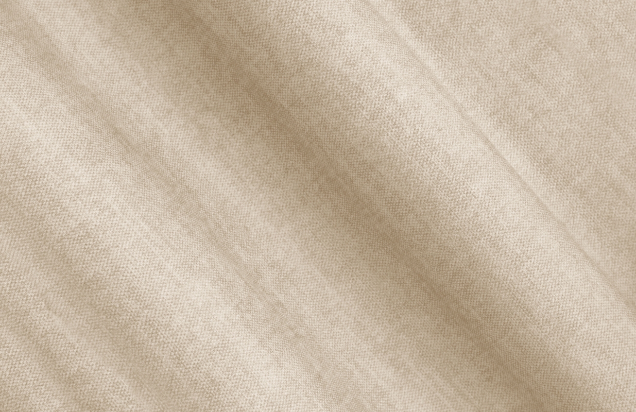 Cosmopolitan Design Světle béžová sametová podnožka Campi 90 x 90 cm Cosmopolitan Design