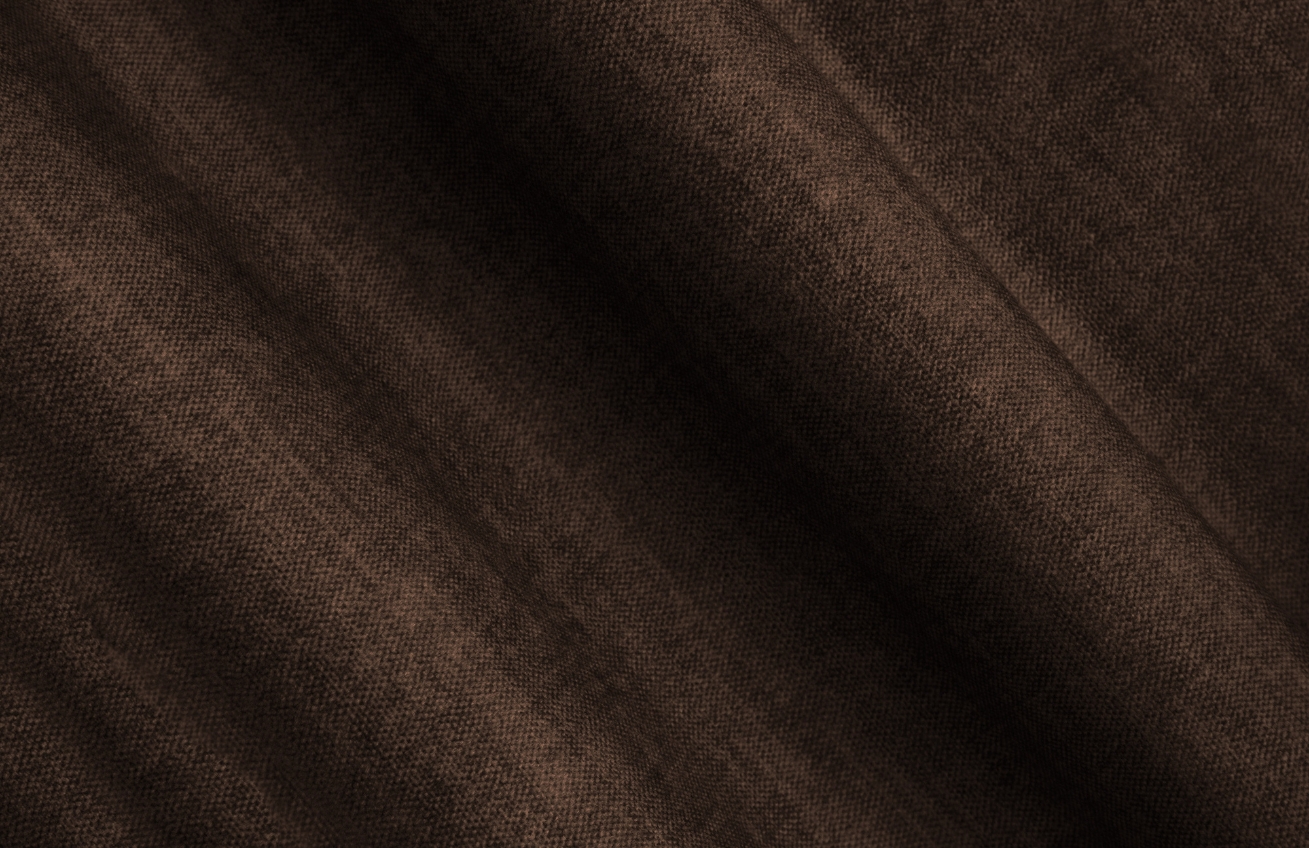 Cosmopolitan Design Tmavě hnědá sametová podnožka Campi 90 x 90 cm Cosmopolitan Design