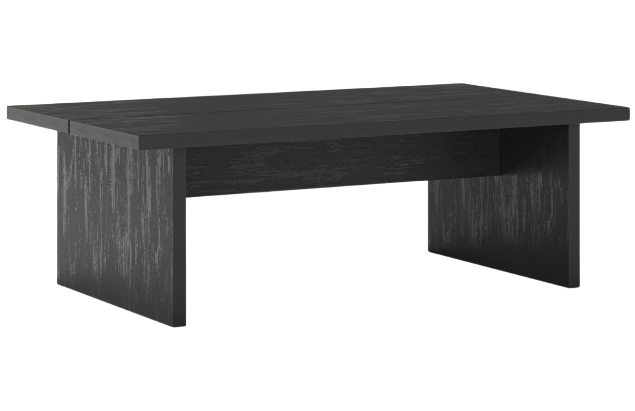 Marckeric Černý konferenční stolek Loana 120 x 70 cm Marckeric