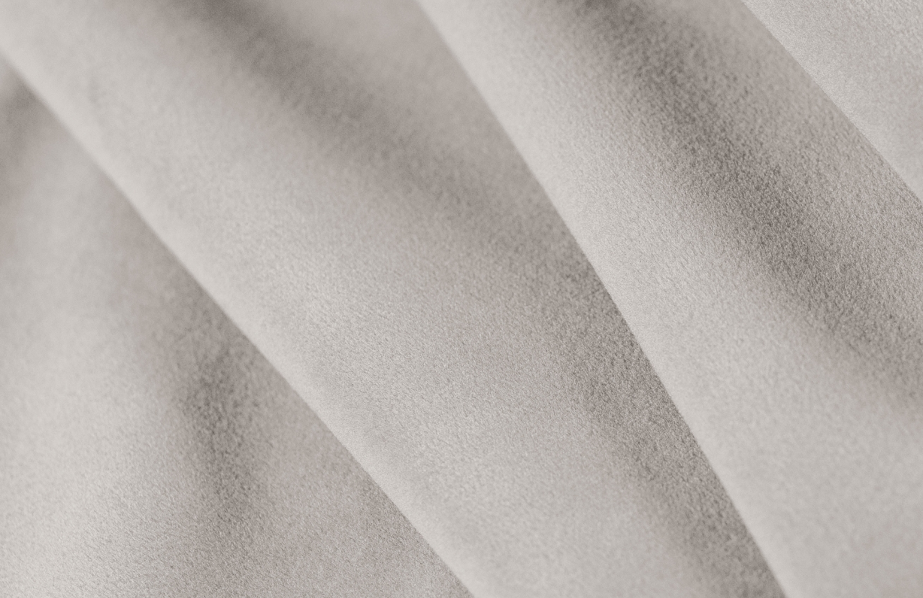 Cosmopolitan Design Světle béžová sametová trojmístná pohovka Sydney 295 cm