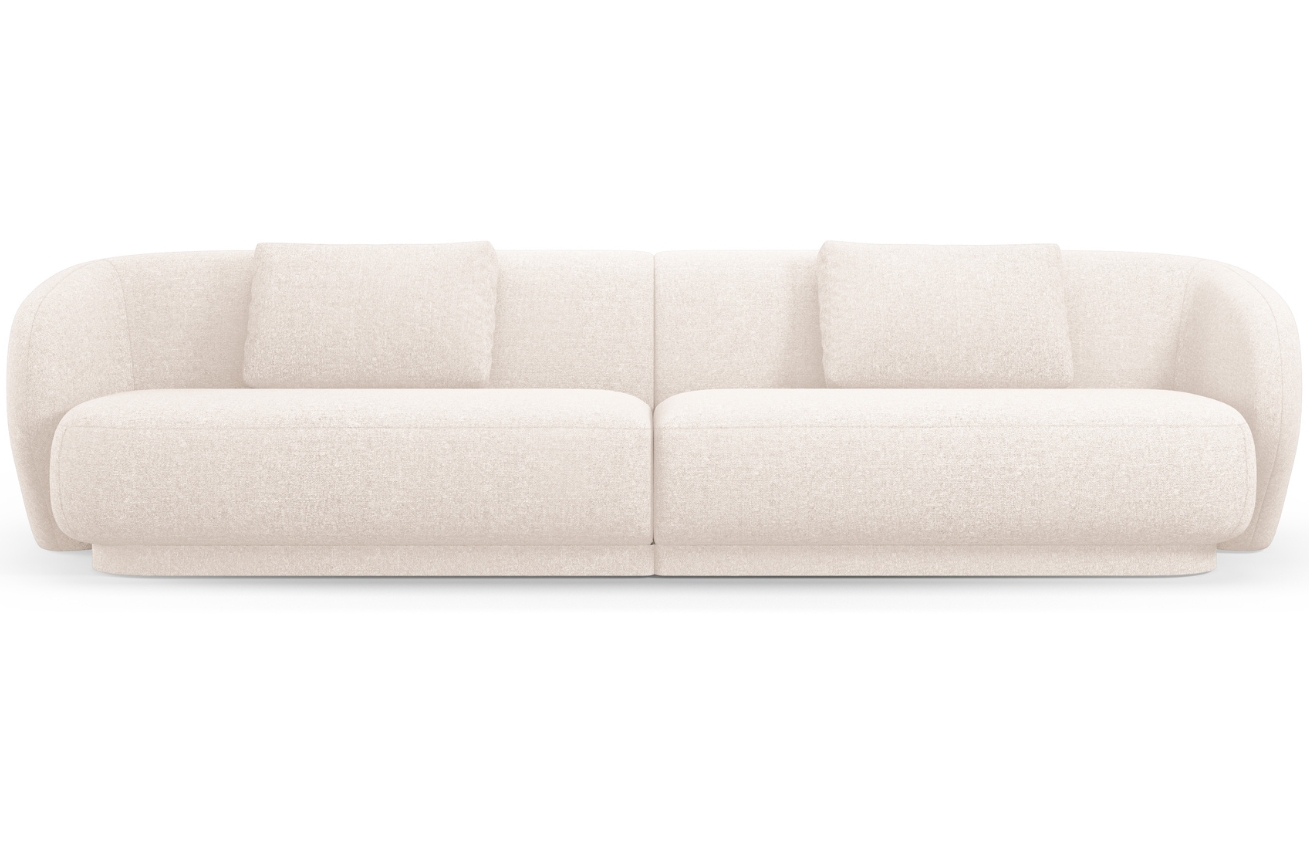 Cosmopolitan Design Světle béžová čalouněná čtyřmístná pohovka Camden 304 cm Cosmopolitan Design