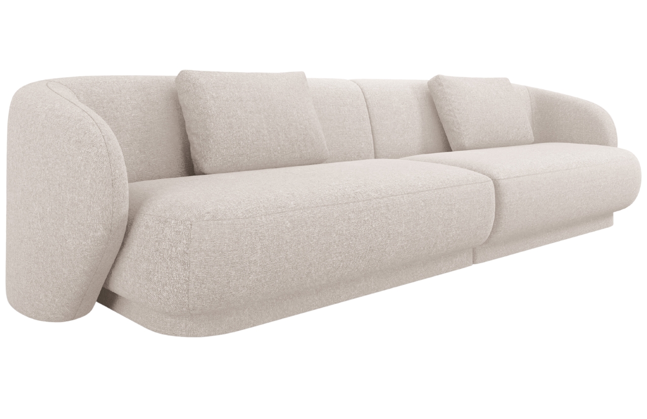 Cosmopolitan Design Béžová čalouněná čtyřmístná pohovka Camden 304 cm Cosmopolitan Design