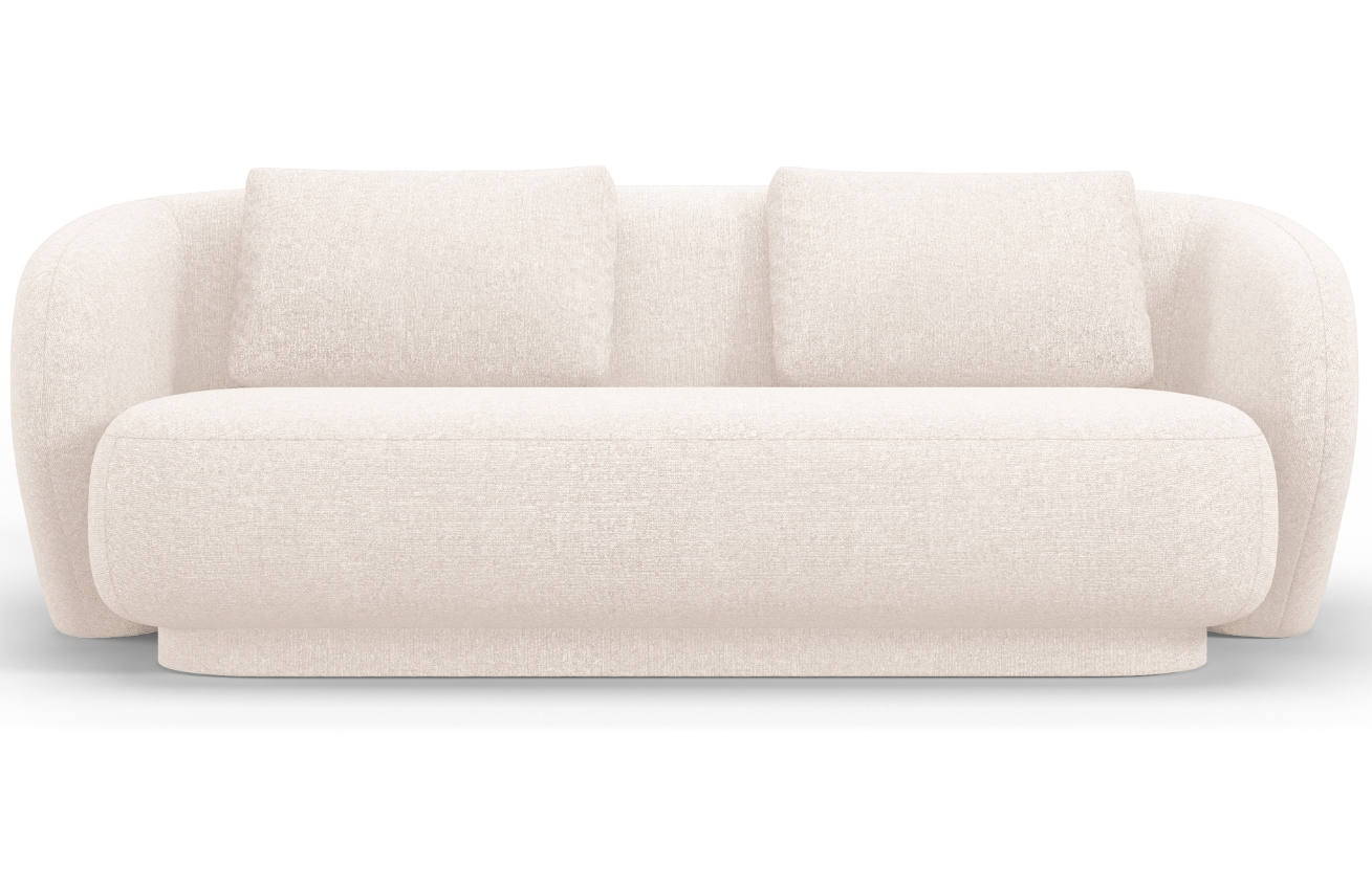 Cosmopolitan Design Světle béžová čalouněná dvoumístná pohovka Camden 169 cm Cosmopolitan Design
