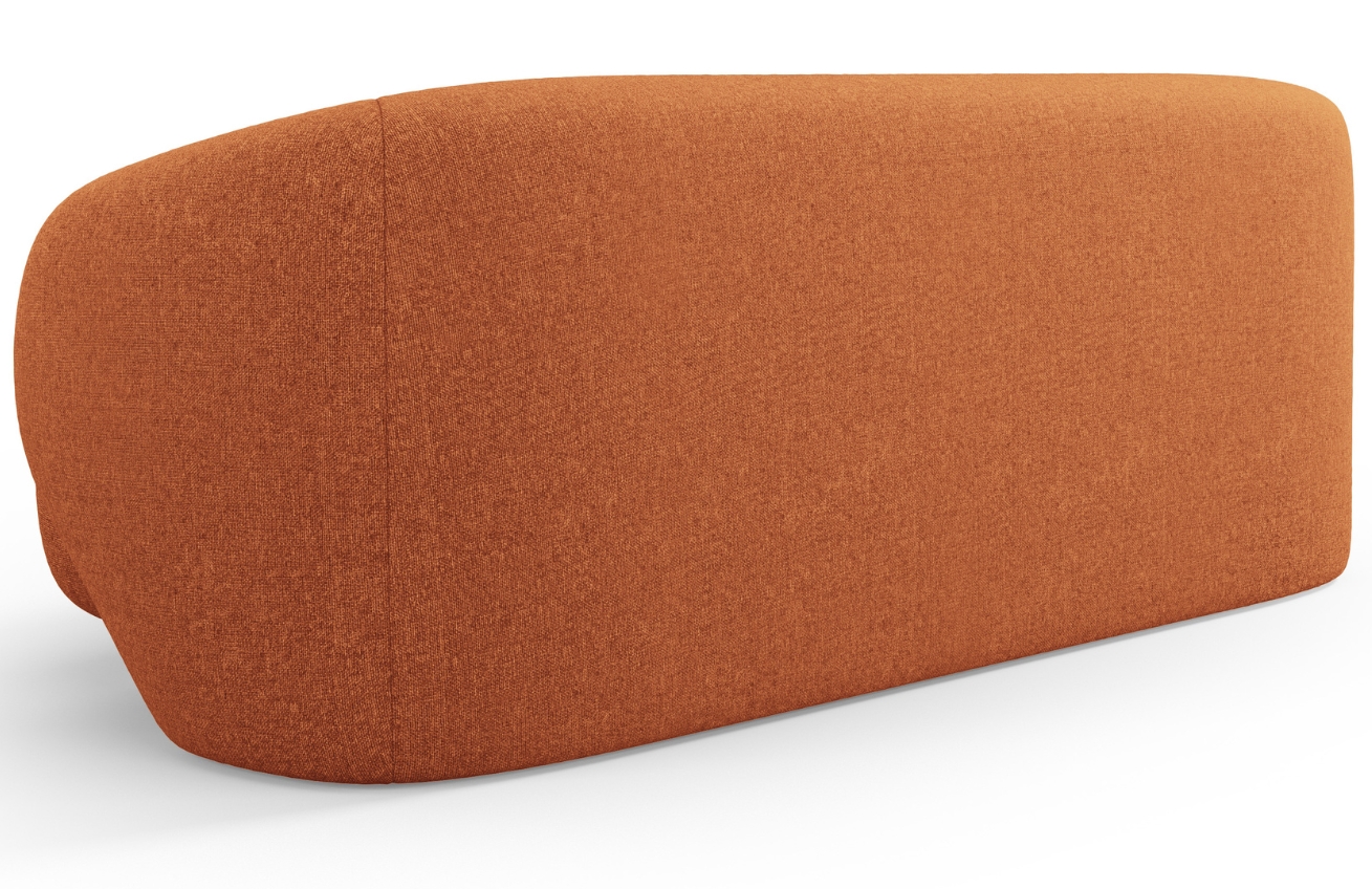 Cosmopolitan Design Terakotově oranžová čalouněná dvoumístná pohovka Camden 169 cm Cosmopolitan Design