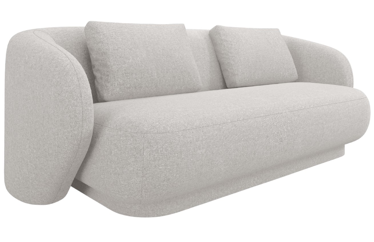 Cosmopolitan Design Světle šedá čalouněná dvoumístná pohovka Camden 169 cm Cosmopolitan Design