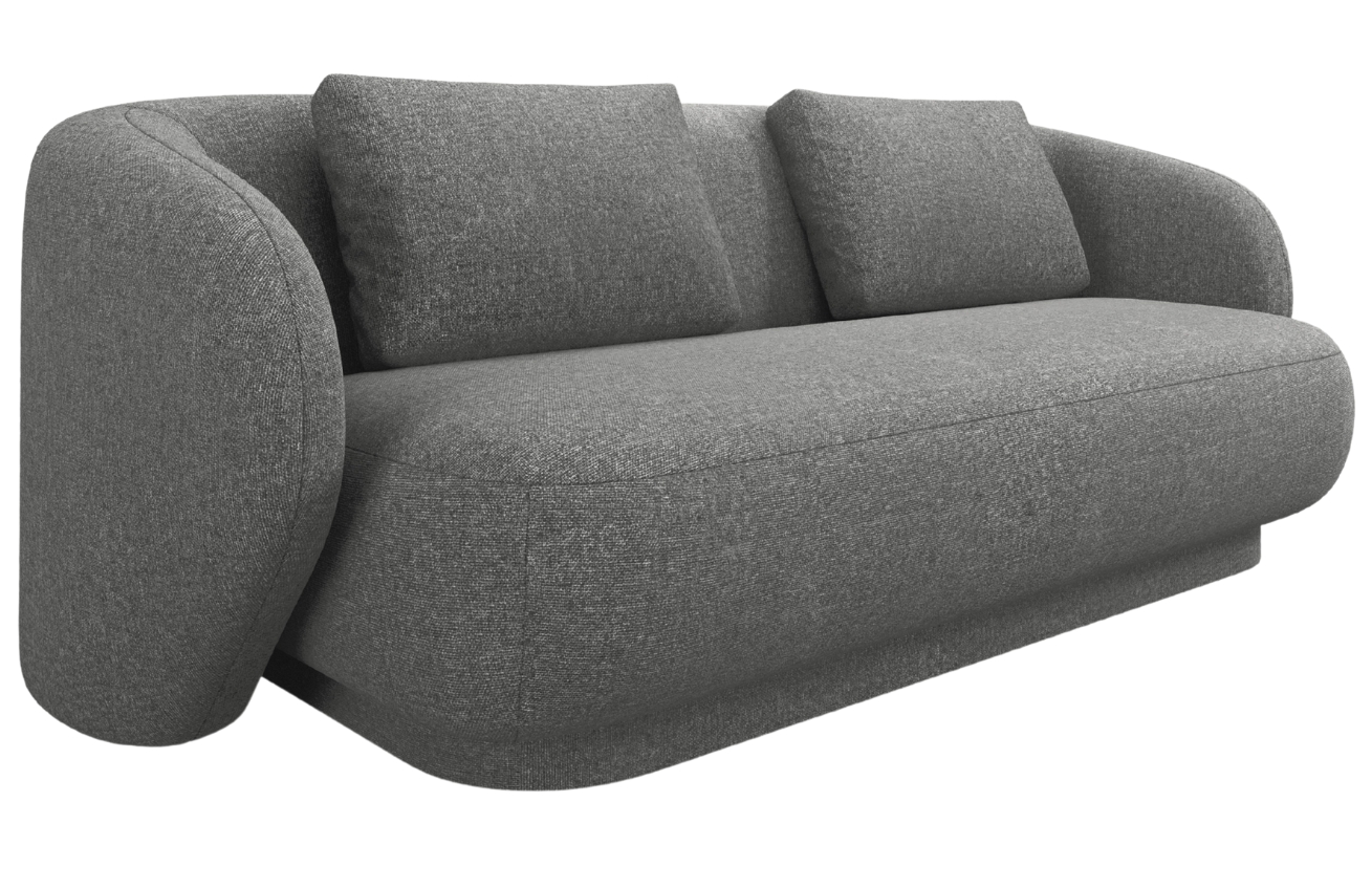 Cosmopolitan Design Šedá čalouněná dvoumístná pohovka Camden 169 cm Cosmopolitan Design