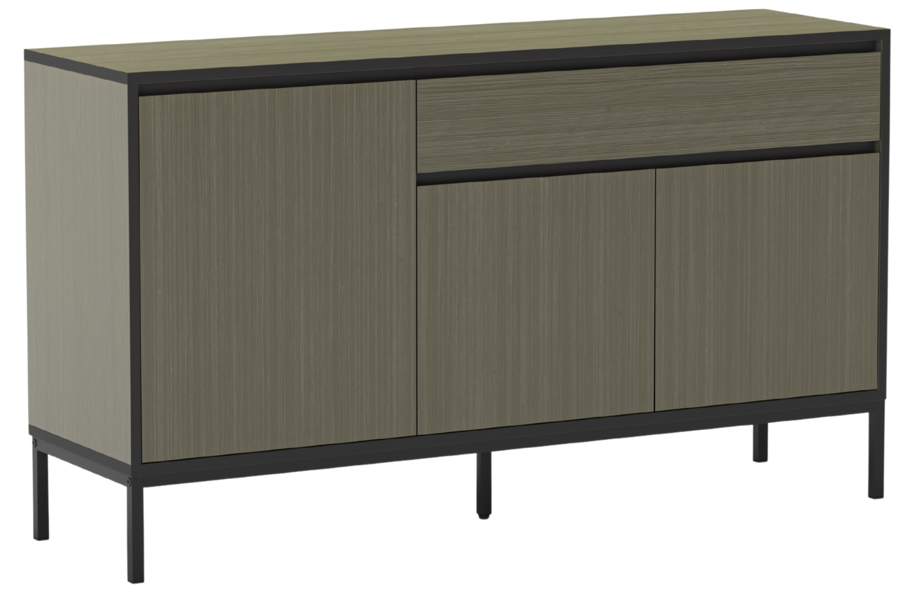 Marckeric Zelená lakovaná komoda Lorenza 140 x 40 cm Marckeric