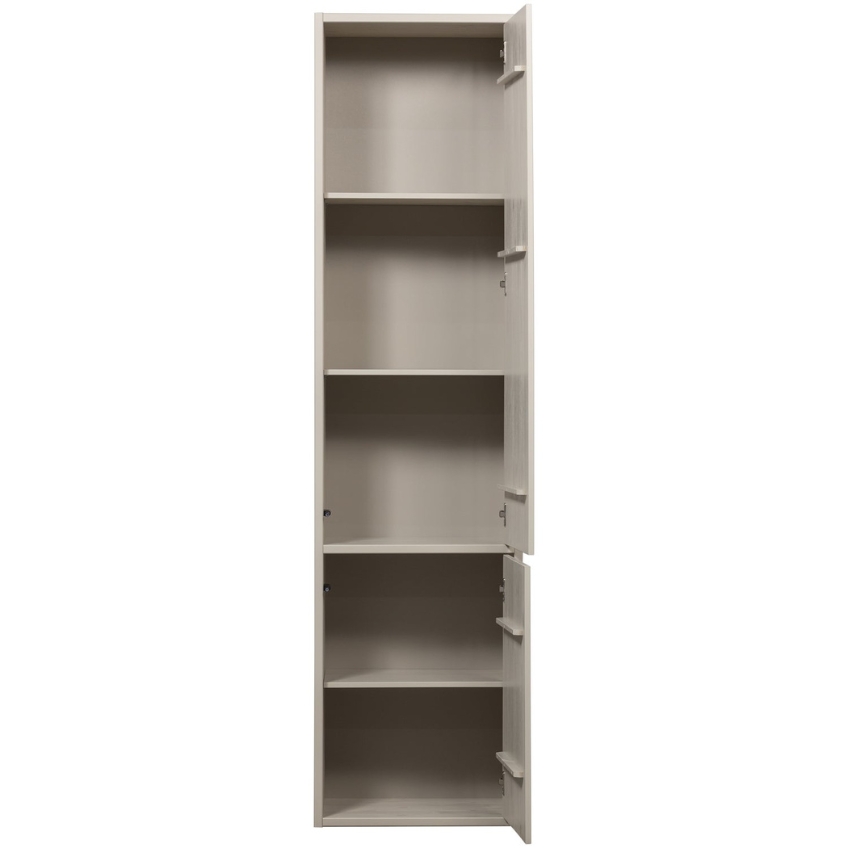 WOOOD Světle šedá dřevěná modulární skříň Meggy 215 x 55 cm WOOOD