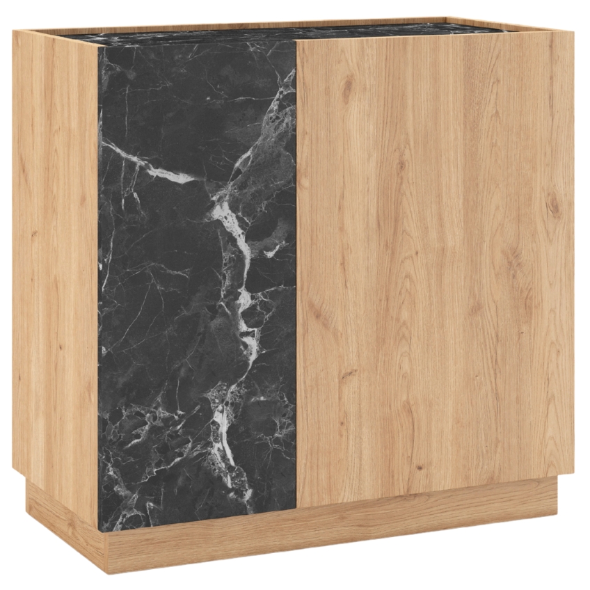 Marckeric Komoda Dione 80 x 42 cm s dubovým dekorem Marckeric