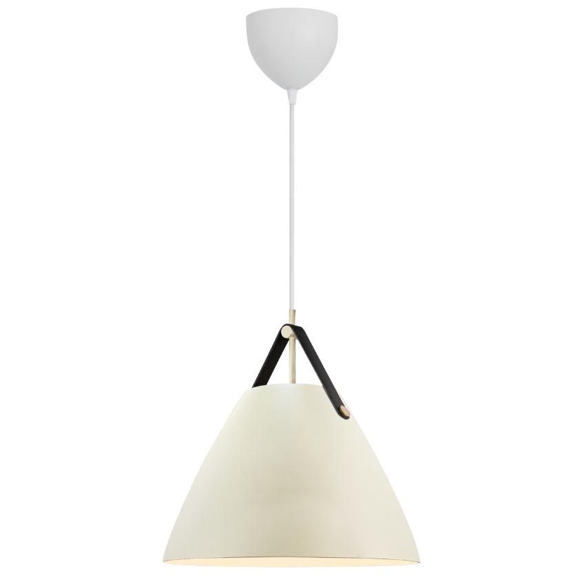 Nordlux Světle hnědé závěsné světlo Strap 36 cm Nordlux