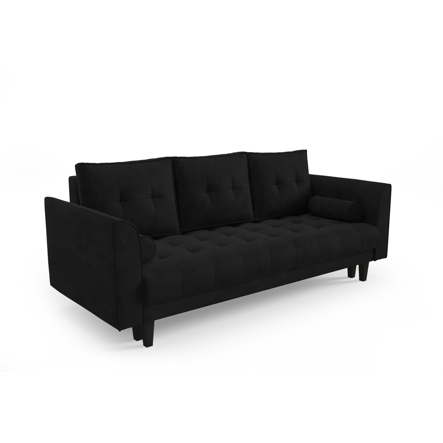 Velká rozkládací pohovka NEXUS Černá