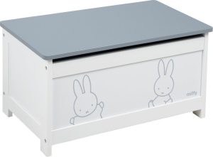 B&iacute;l&yacute; dětsk&yacute; &uacute;ložn&yacute; box 60x32x30 cm Miffy &ndash; Roba Roba