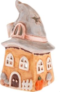 Keramick&yacute; sv&iacute;cen s haloweensk&yacute;m motivem Spooky &ndash; Dakls Dakls