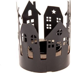 Kovov&yacute; sv&iacute;cen s v&aacute;nočn&iacute;m motivem Houses &ndash; Dakls Dakls