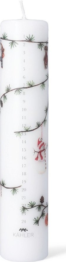 Svíčka doba hoření 56 h s vánočním motivem Hammershøi Christmas 2025 – Kähler Design Kähler Design