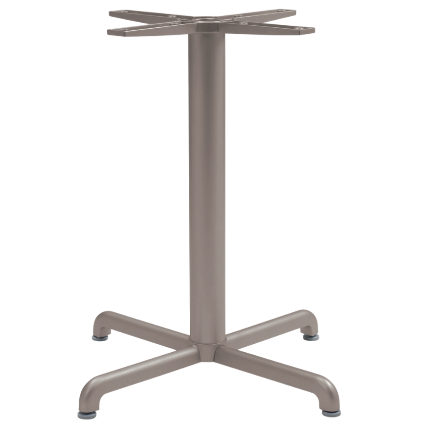 Nardi Šedohnědá hliníková stolová podnož Calice 72 cm Nardi