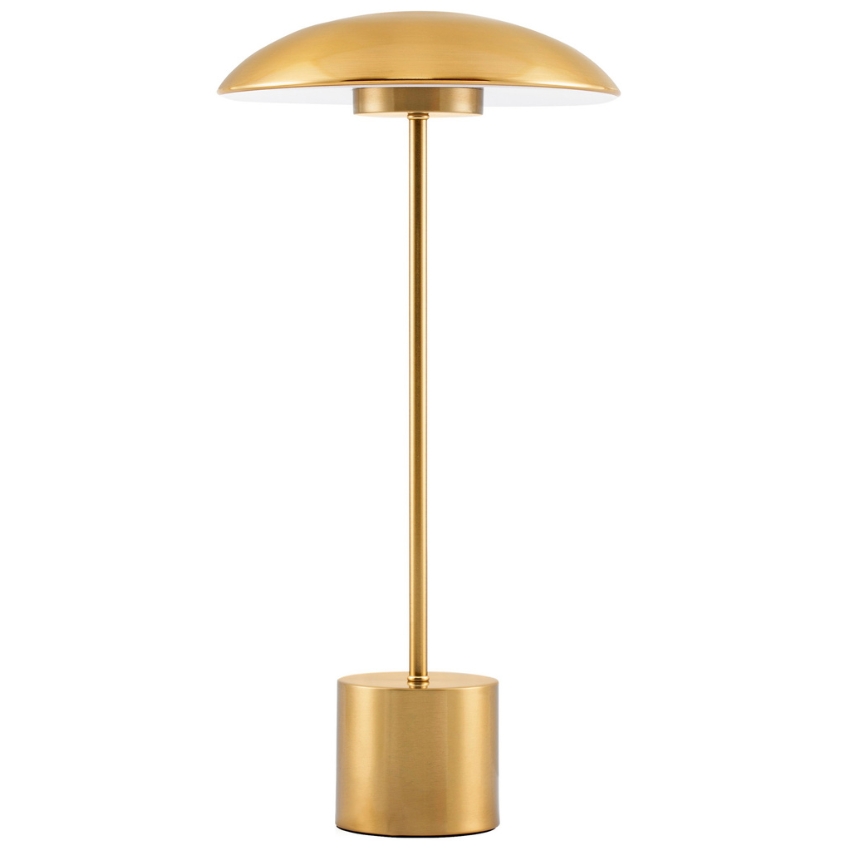 Zlatá kovová stolní LED lampa Nova Luce Lash Nova Luce