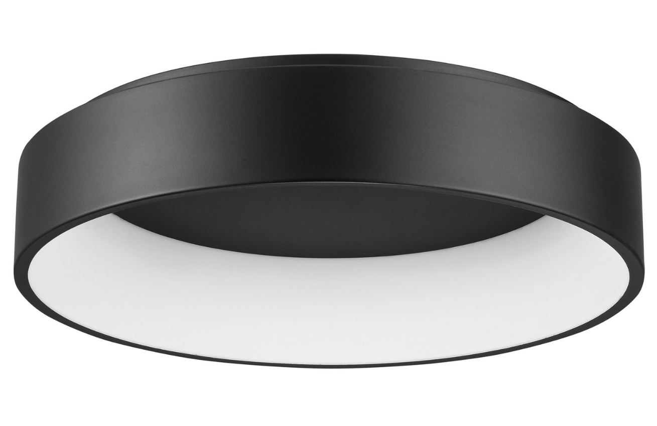 Černé kovové stropní LED světlo Nova Luce Rando 60 cm Nova Luce