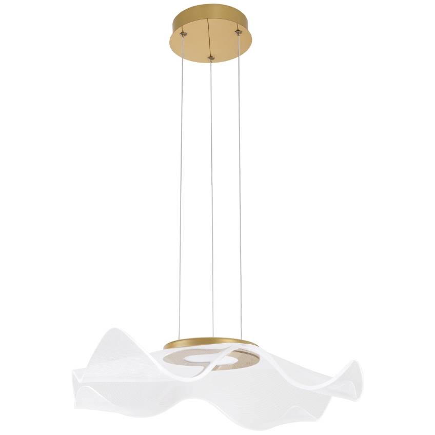 Zlaté závěsné LED světlo Nova Luce Siderno 50 cm Nova Luce