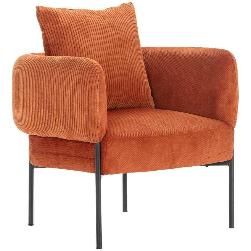 Marckeric Oranžové čalouněné křeslo Aruni Marckeric