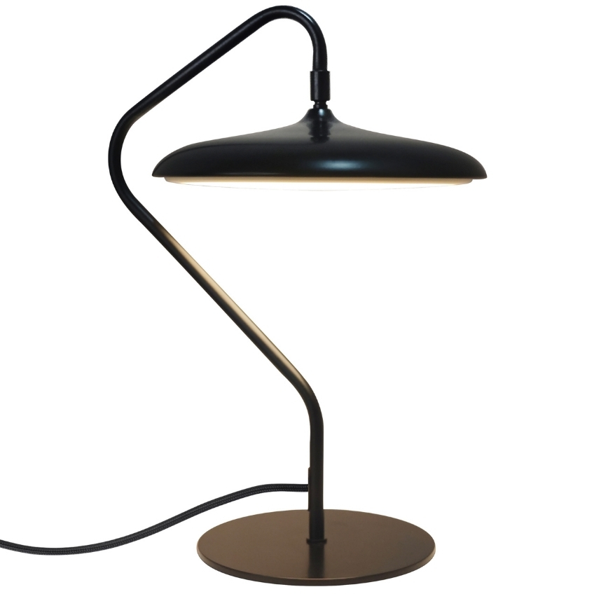 Nordlux Černá kovová stolní LED lampa Artist Nordlux