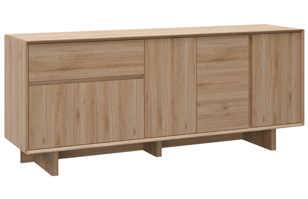 Marckeric Komoda Carpi 180 x 45 cm s dubovým dekorem Marckeric